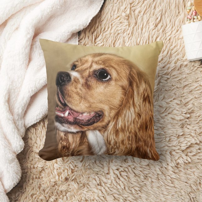 Coussin Blonde Cocker Spaniel Jeu d'oreiller (Créateur téléchargé)