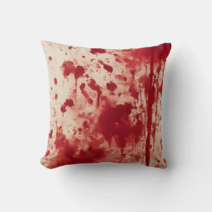 Coussin Bloody Spatter Halloween Jeu d'oreiller