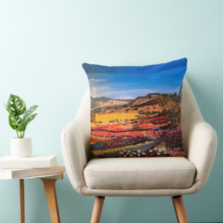 Coussin Bloom du désert, par Gary Poling