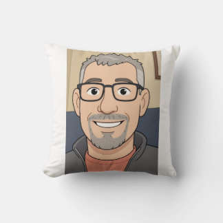 Coussin Blottissez-vous contre le vieil homme Phil avec ce