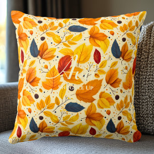 Coussin Blottissez-vous dans les feuilles d'automne Déco