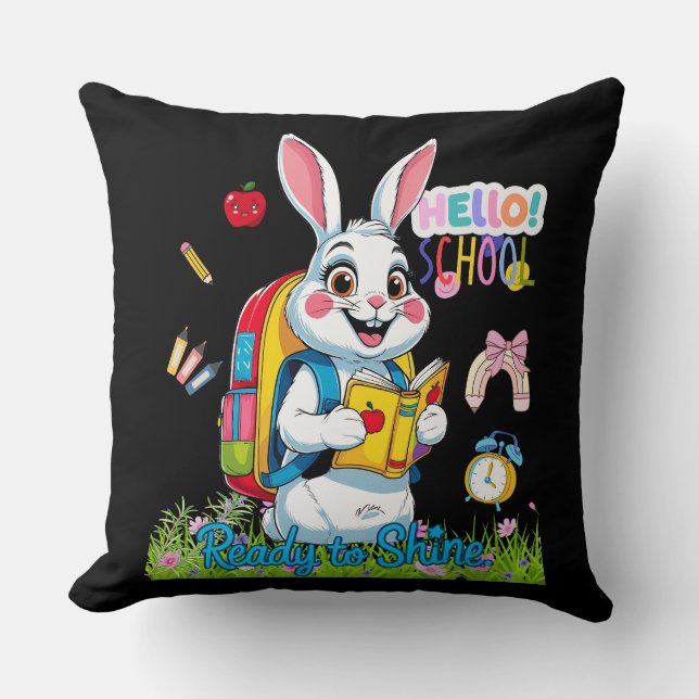Coussin Blottissez-Vous, Élève de Cours Préparatoire ! – P (Recto)