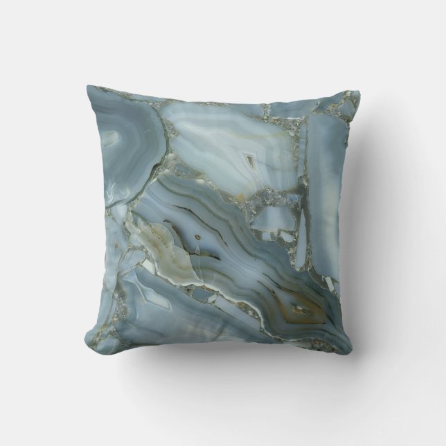 Coussin Blue agate (Recto)
