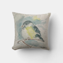Coussin Blue Bird