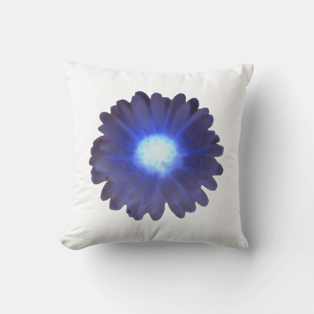 Coussin Blue Glow Marigold (Recto)