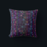 Coussin Blue, green, purple, pink squares with stripes<br><div class="desc">Blue,  green,  purple,  pink squares with stripes</div>