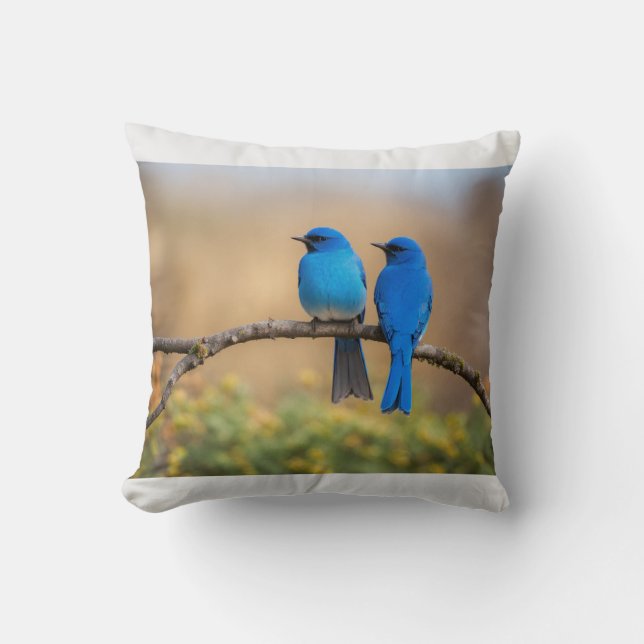 Coussin Blue Harmony - Un moment de joie (Recto)