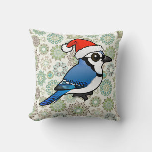Coussin Blue Jay Père Noël