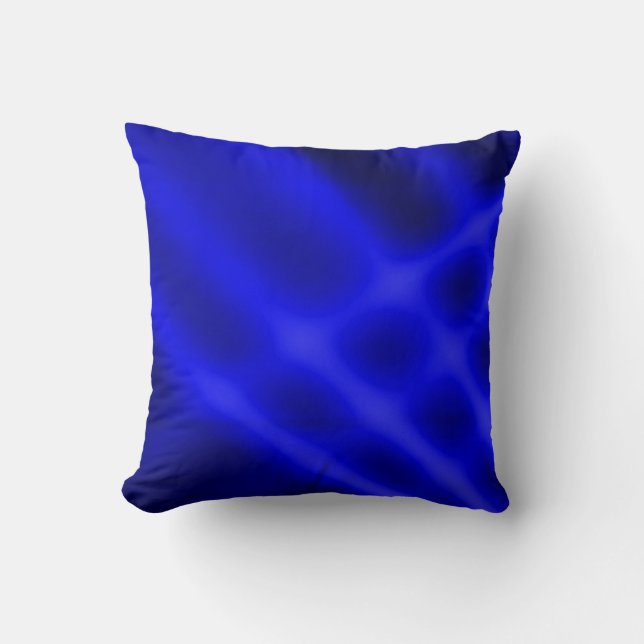 Coussin Blue Pots Light Rays Art Design (Recto)