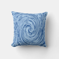 Blue Swirls Abstrait Motif élégant cadeau nautique