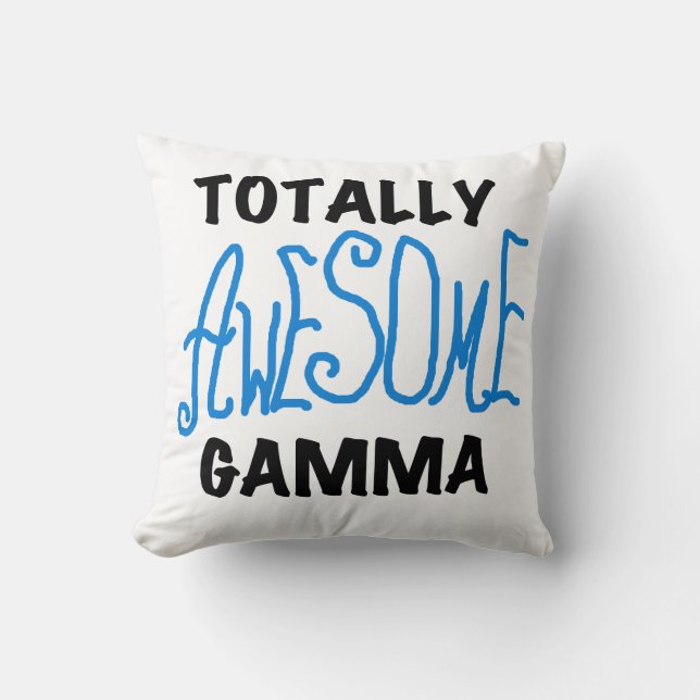 Coussin Blue Totalement génial Gamma Cadeaux (Recto)