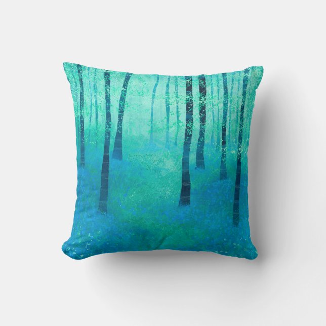 Coussin Bluebell Woodland (Recto)