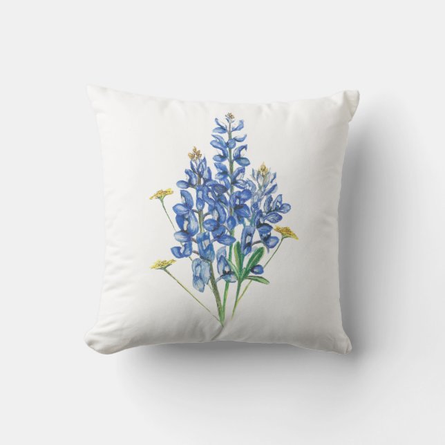 Coussin Bluebonnets (Recto)