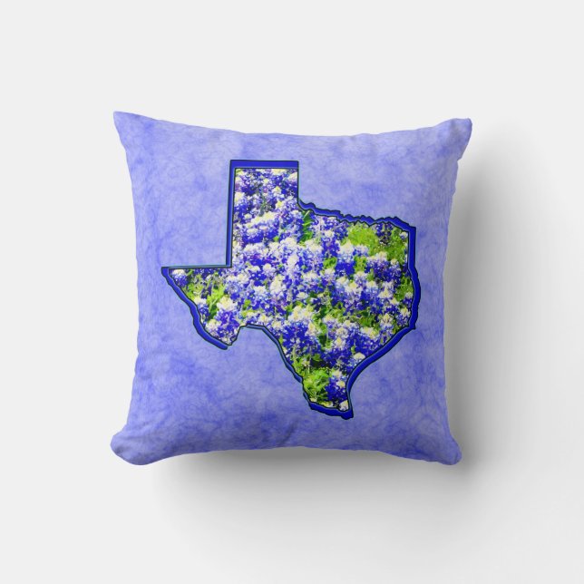 COUSSIN BLUEBONNETS DE TEXAS (Recto)