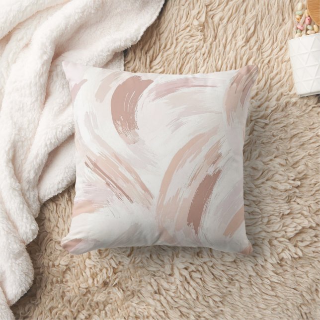 Coussin Blush Cream White Résumé de Noël (Couverture)