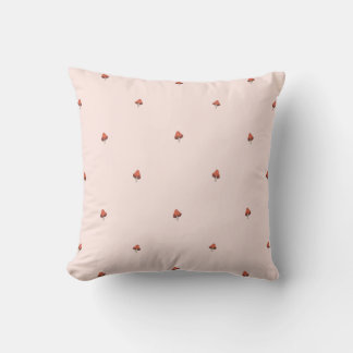 Coussin Blush Minimal Mushroom Geometric Nursery Pillow