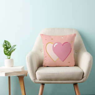 Coussin Blush Pink Heart