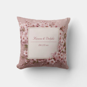 Coussin Blush Sakura Cherry Blossom Mariage
