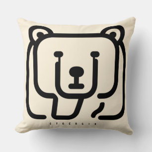 Coussin BOAZ Bear – Icône de force