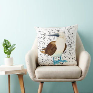 Coussin Bobbie aux pieds bleus