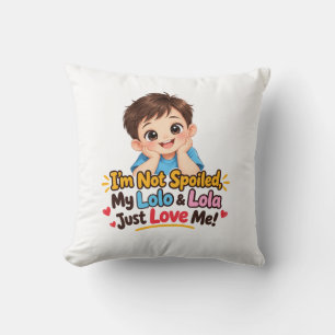 Coussin Body bébé Fil-Am mignon Lolo Lola M'aiment tout si
