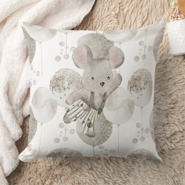 Coussin Boho Baby Souris (Couverture)