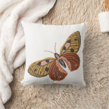 Boho Bohemian Butterfly Sun Moon réversible