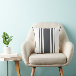 Coussin Boho chic moderne Rayures