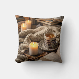 Coussin Boho Cosy Chaud Chandelier lumières