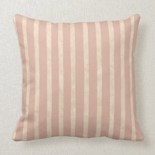 Coussin Boho Dusty Blush Pink et Crème