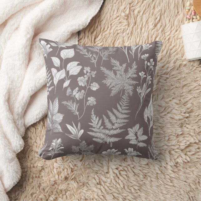 Coussin Boho Feuilles (Couverture)