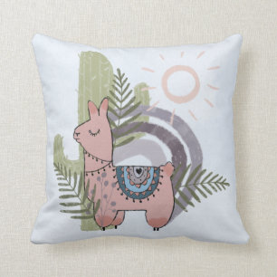 Coussin Boho Llama
