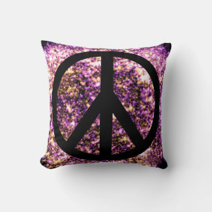 Coussin Boho Lumineuses Brillantes Floues Étincelantes Sig