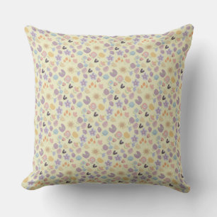 Coussin Boho motif 02,w LYellow BG