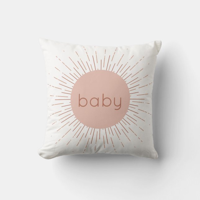 Coussin Boho rose (Recto)