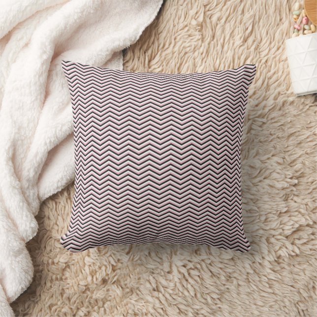 Coussin Boho rose et noir (Couverture)