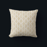 Coussin Boho Yellow Diamond Geometric Throw Pillow<br><div class="desc">Yellow Diamond Geometric Minimalist throw pillow featuring a repeating diamond pattern with fine horizontal line detailing in a soft yellow ochre tone on a warm off-white background. The structured design brings a clean, modern look, while the muted color palette adds a relaxed feel that works across minimalist, contemporary, and subtle...</div>