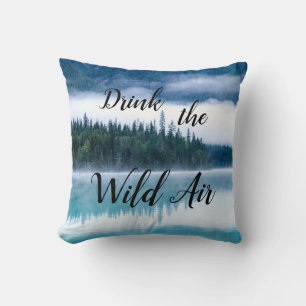 Coussin Boire l'air sauvage