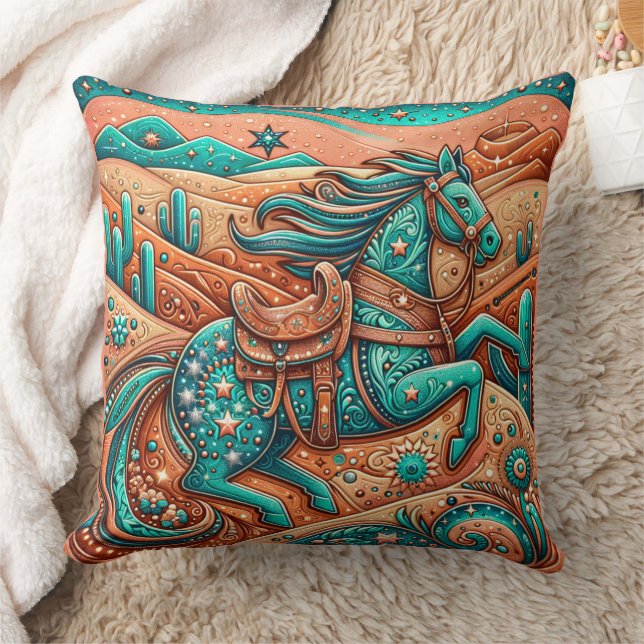 Coussin Bois à outils de l'Ouest Imprimer Cheval Sud-Ouest (Couverture)