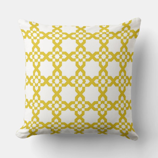 Coussin Bois ajouré marocain espagnol (Recto)