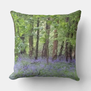 Coussin Bois de Jacinthe Bleue Magnifique