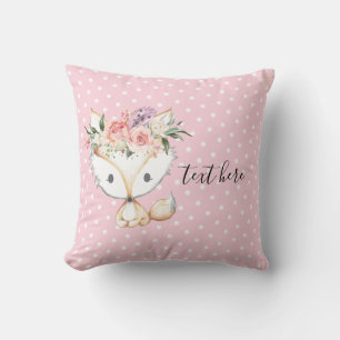 Coussin bois de renard, mignon