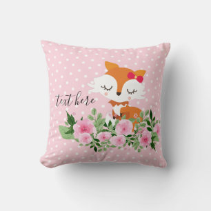 Coussin bois de renard, mignon