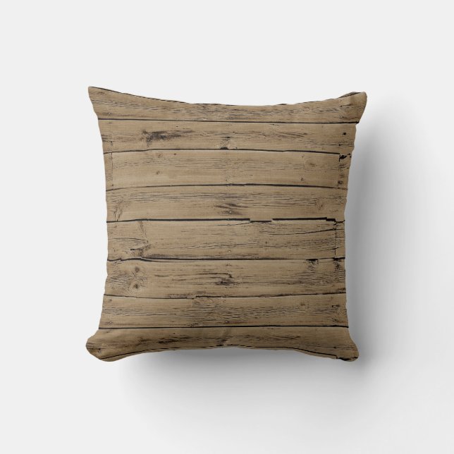 Coussin Bois rustique (Recto)
