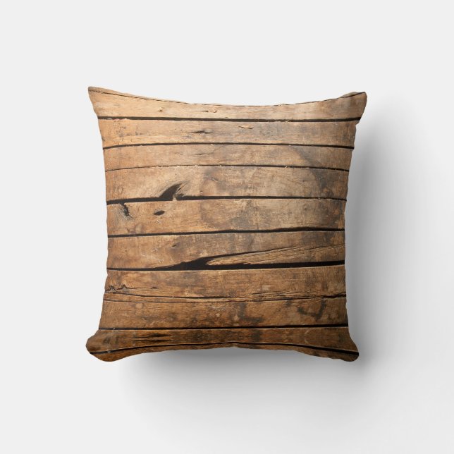 Coussin Bois rustique (Recto)