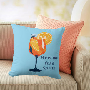 Coussin Boisson Cocktail Italien Vintage Retro Happy Hour