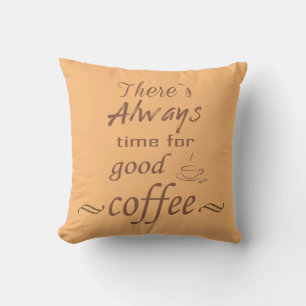 Coussin Boissons de café amusantes citant la caféine boire