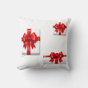 Coussin Boîte Cadeau de Noël