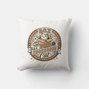 Coussin Boîte Obsession Chat Boîte Obsession Chat Vintage