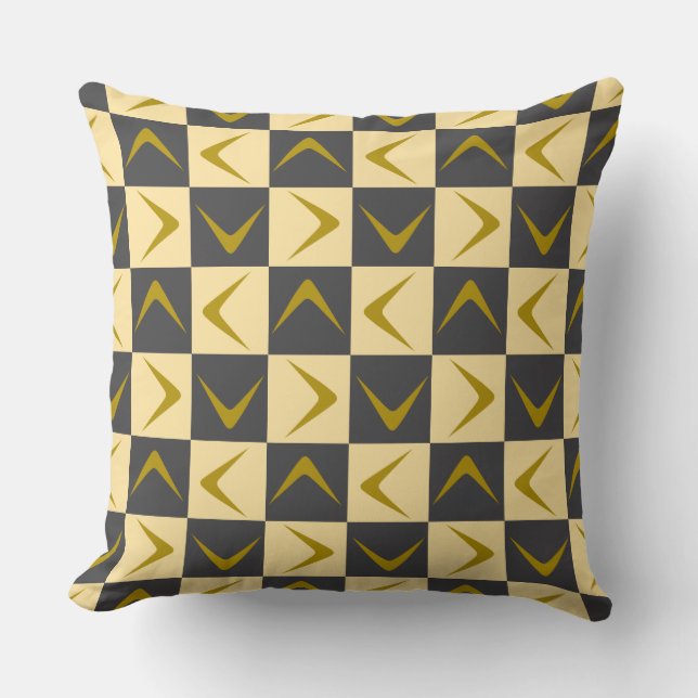 Coussin Boîtes Chevron (Recto)
